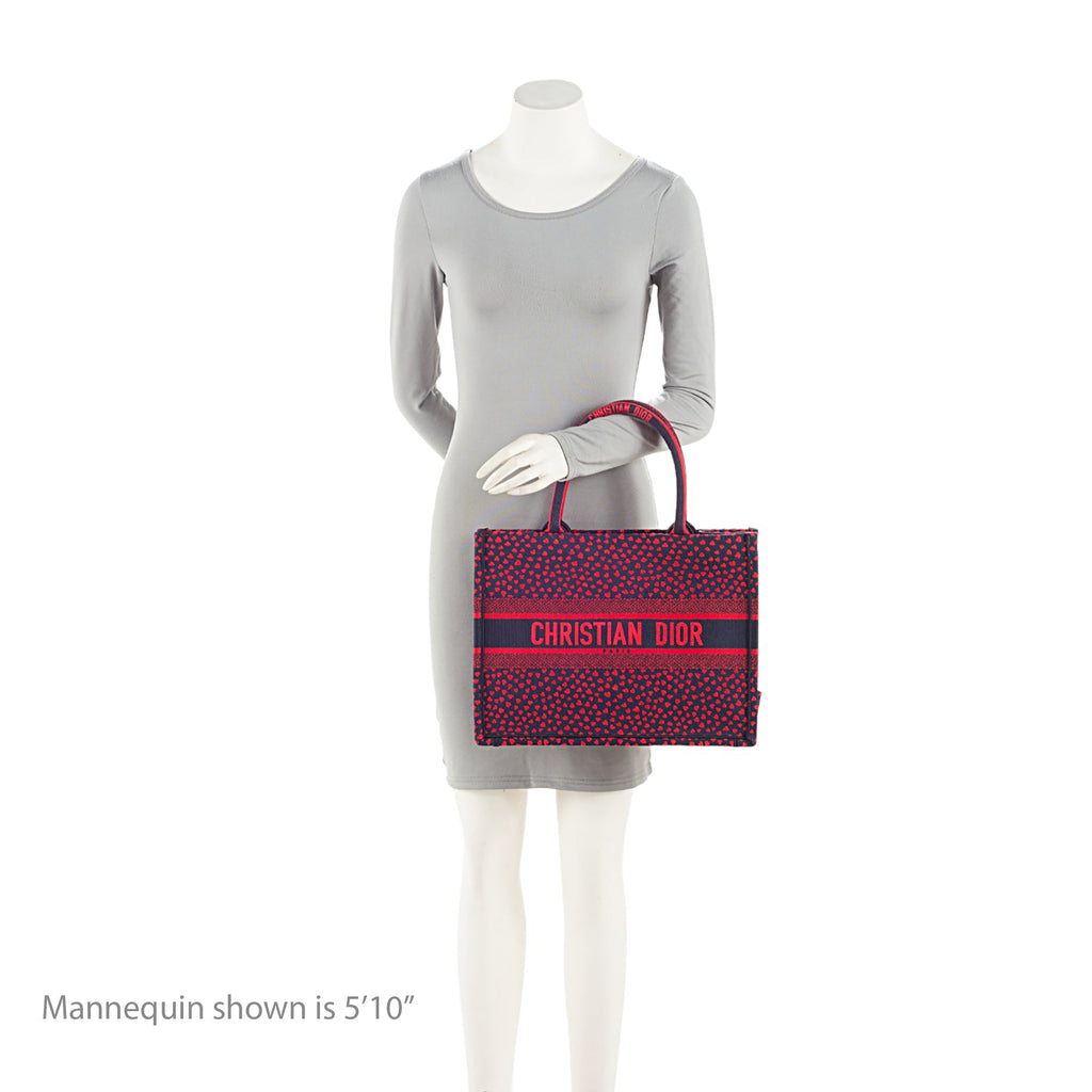 Dior Canvas I Love Paris Medium Book Tote (SHF-DwGsVQ)