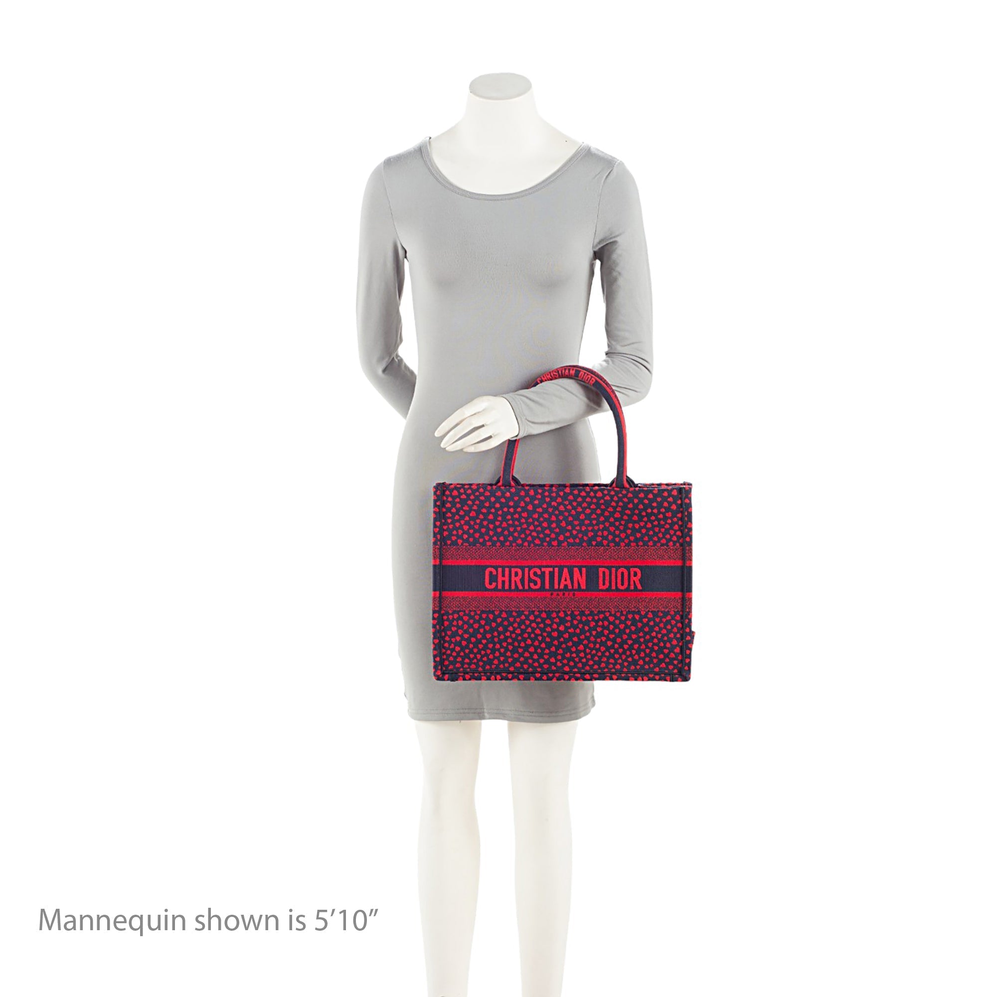 Dior Canvas I Love Paris Medium Book Tote (SHF-DwGsVQ)