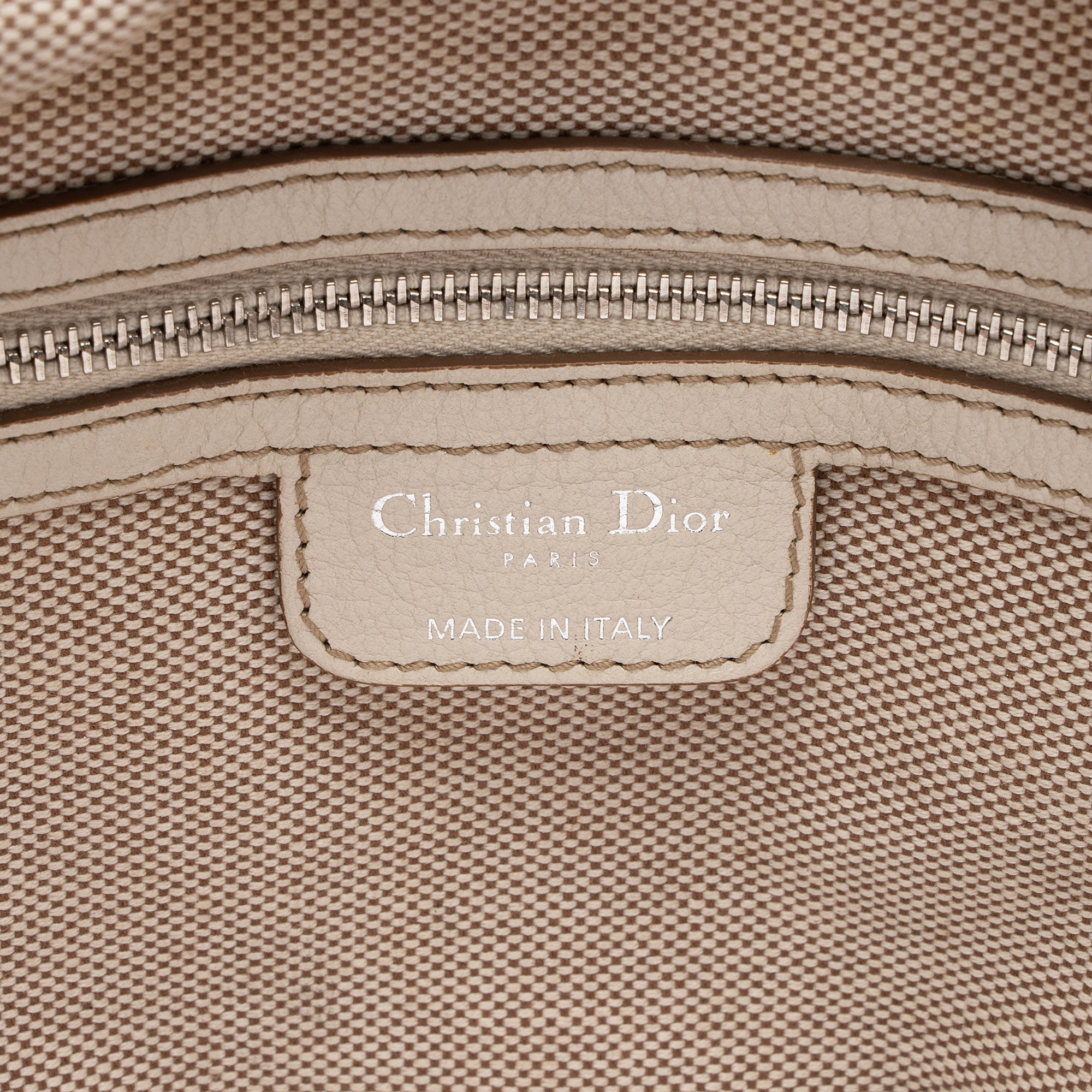 Dior Canvas Knot Cherie Shopping Tote (SHF-87QxeJ)