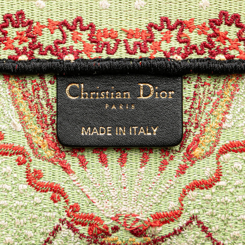 Dior Cruise Large Lights Embroidered Multicolor Canvas Book Tote (SHG-FQZtOd)