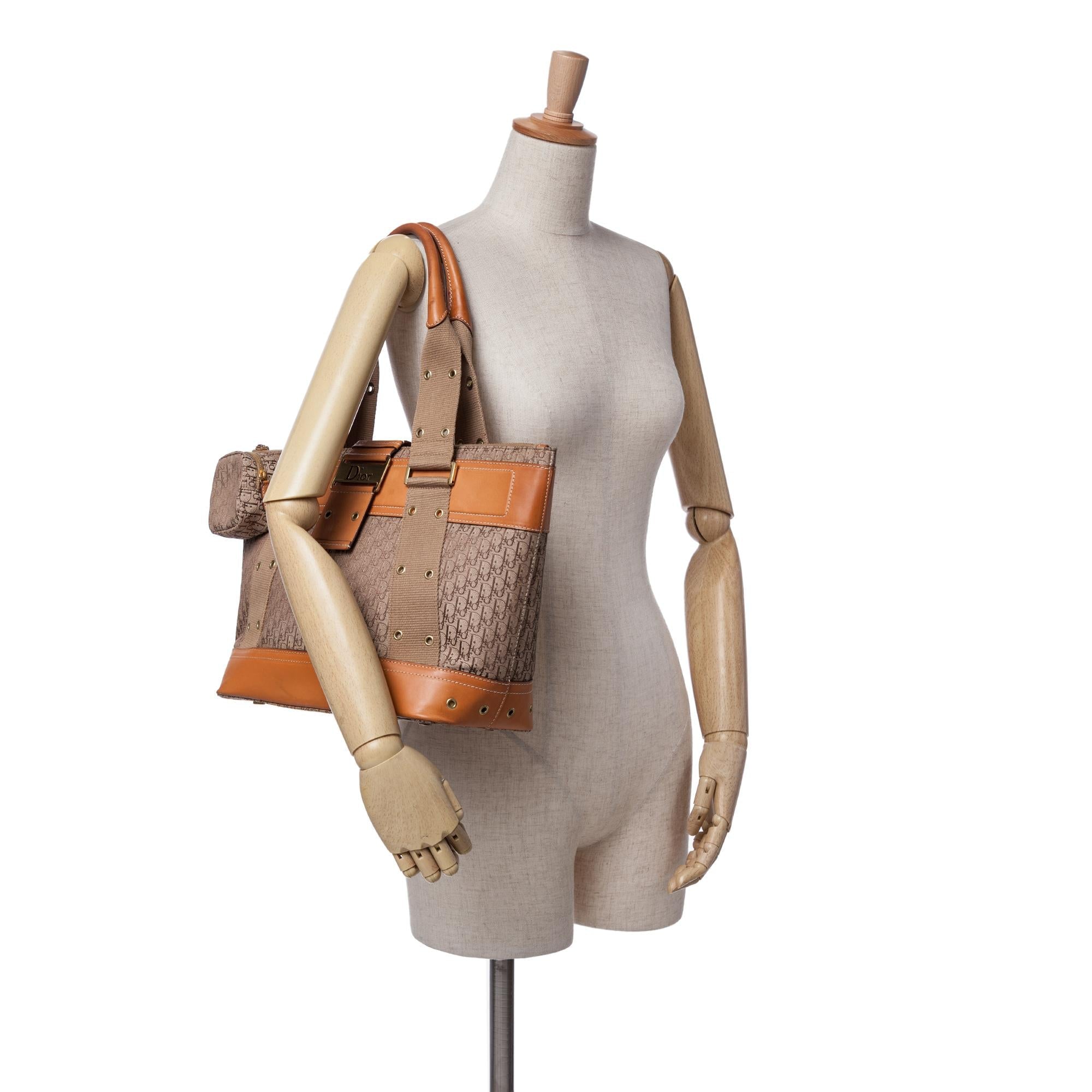 Dior Diorissimo Trotter Canvas Street Chic Columbus Tote