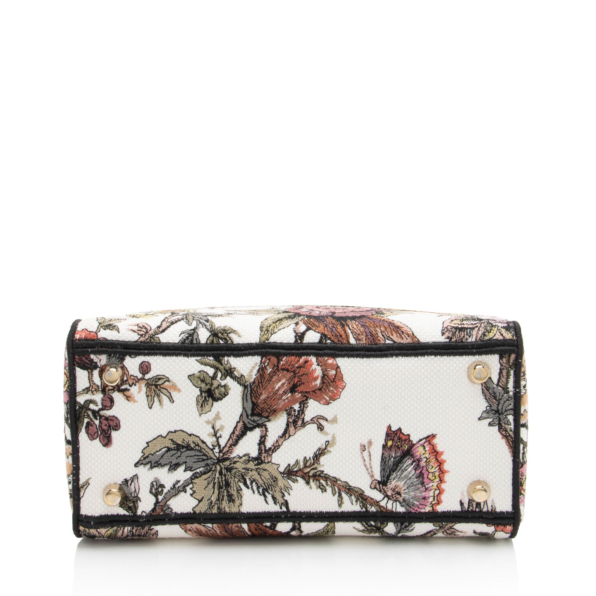 Dior Embroidered Jardin Botanique Lady D-Lite Medium Tote
