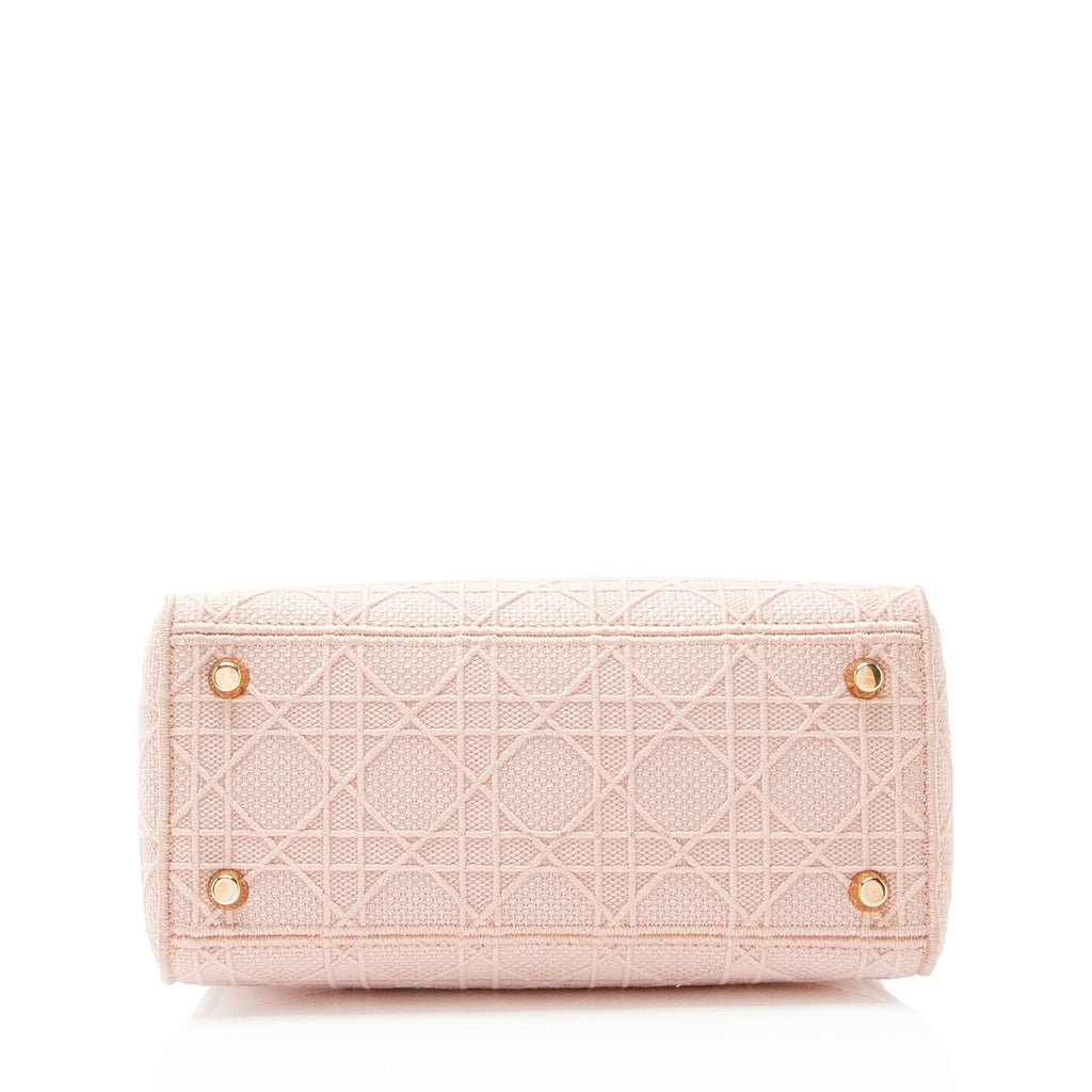 Dior Embroidered Lady D-Lite Medium Tote