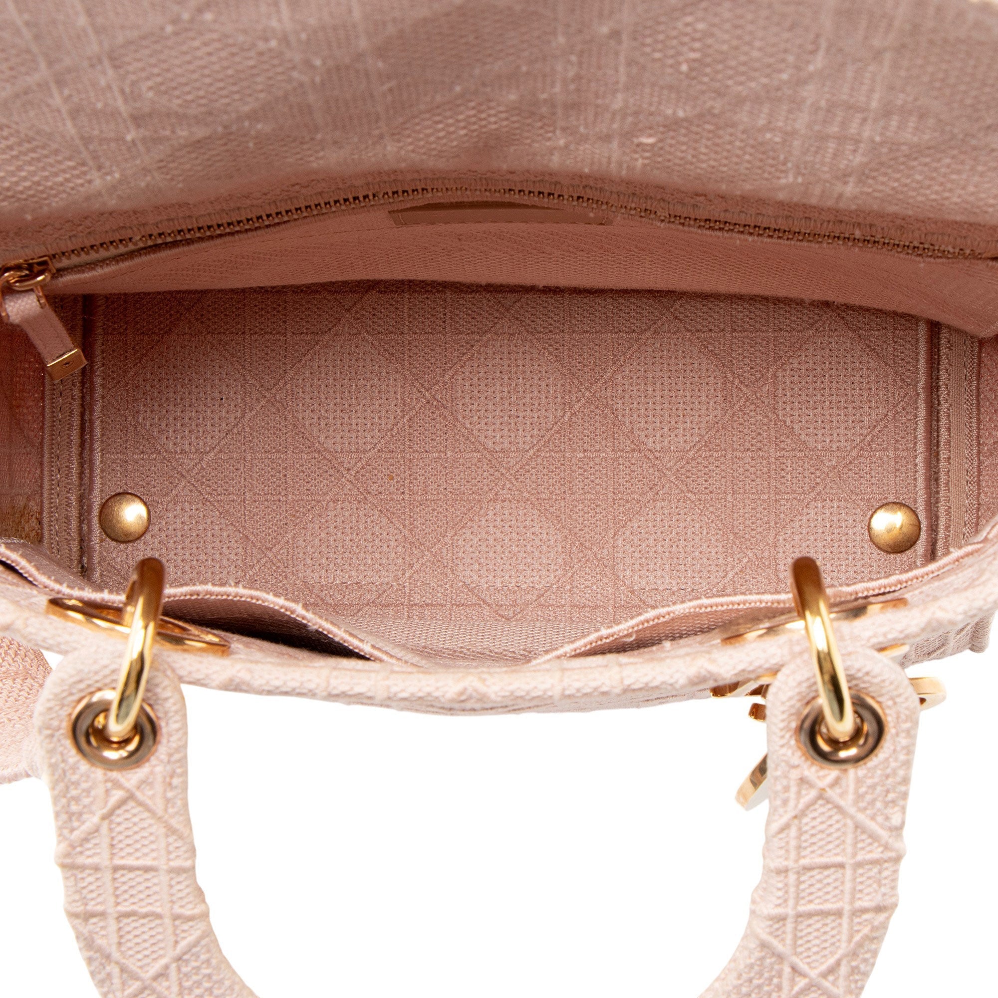 Dior Embroidered Lady D-Lite Medium Tote