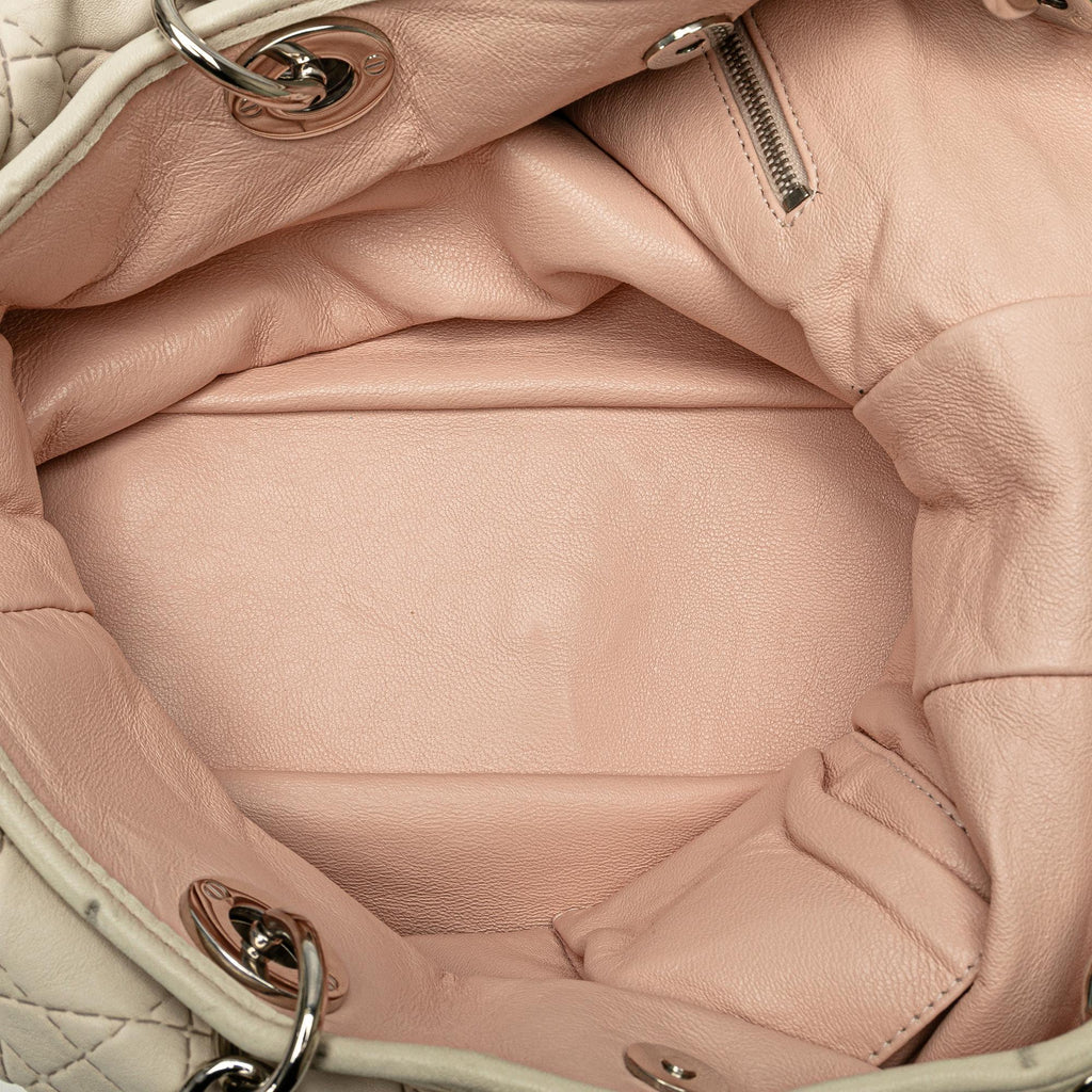 Dior Lambskin Cannage Shopping Tote (SHG-icEwoy)