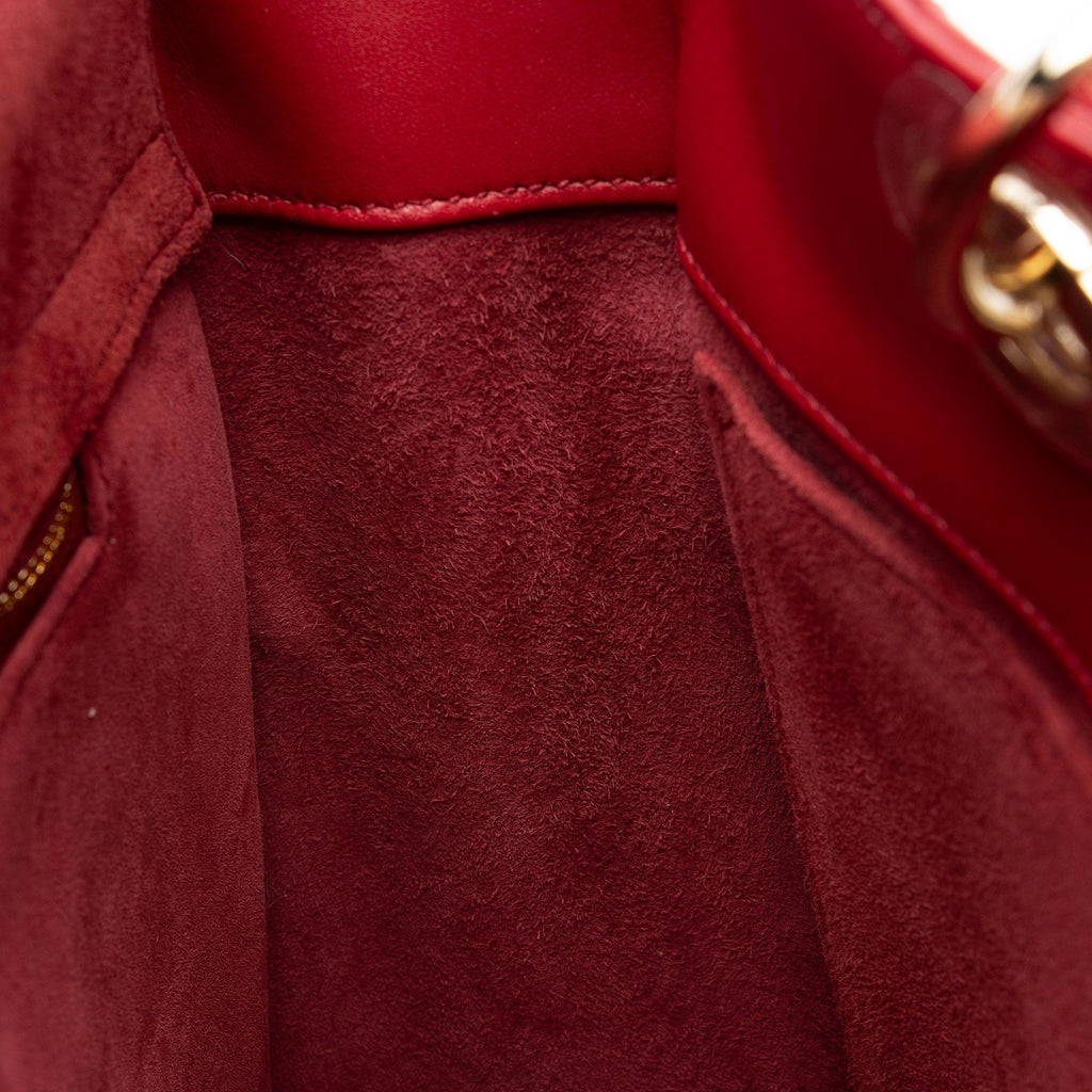 Dior Lambskin Lady Dior Large Tote (SHF-QajY9m)