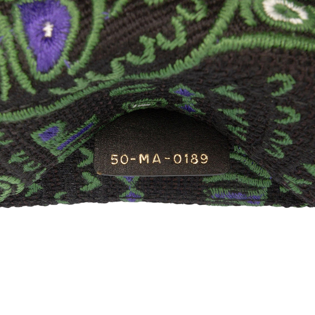 Dior Large Canvas Embroidered Elephant Book Tote