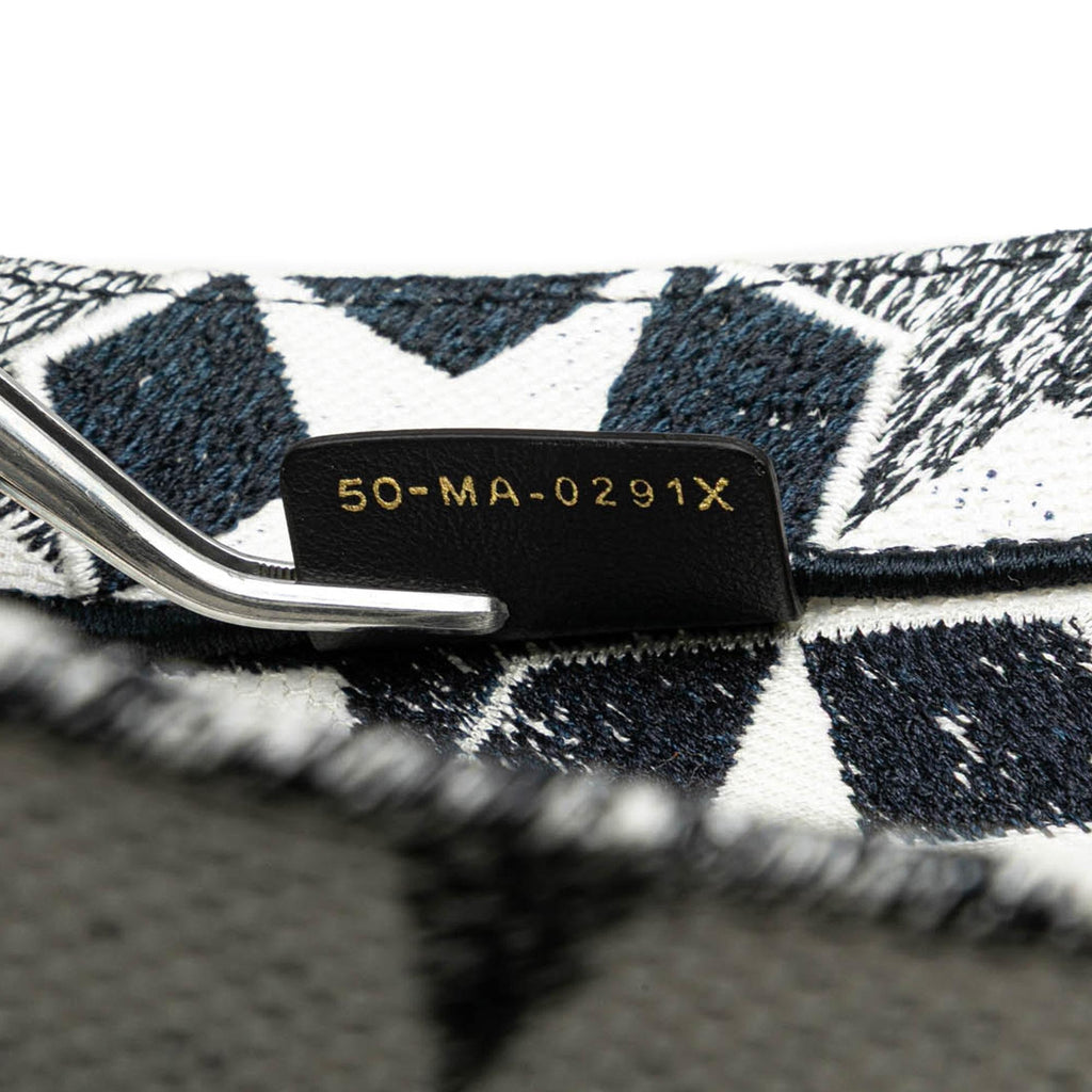 Dior Large Canvas Embroidered Lucky Star Book Tote