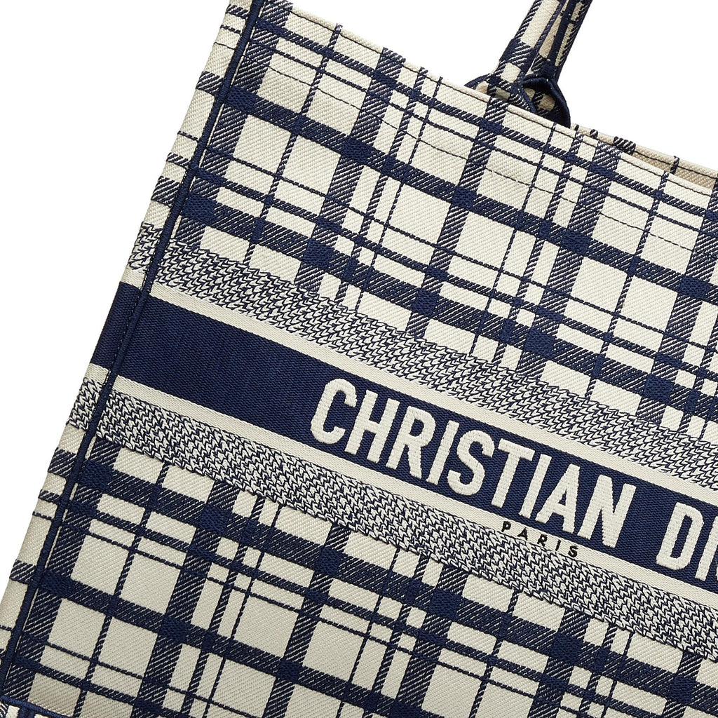 Dior Large Check n Dior Book Tote