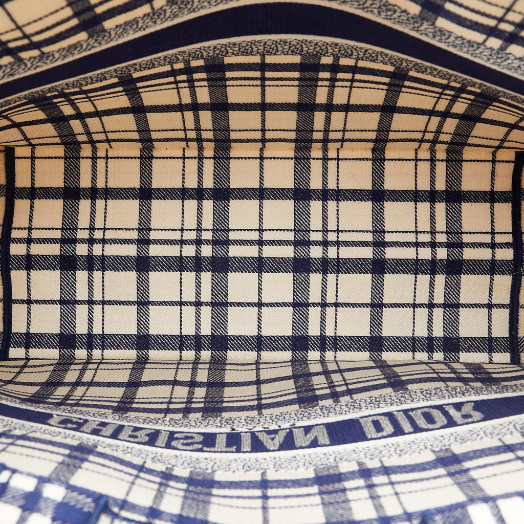 Dior Large Check n Dior Book Tote