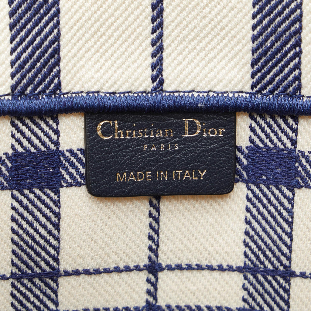 Dior Large Check n Dior Book Tote