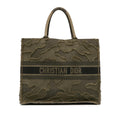 Dior Large Embroidered Canvas Camouflage Book Tote