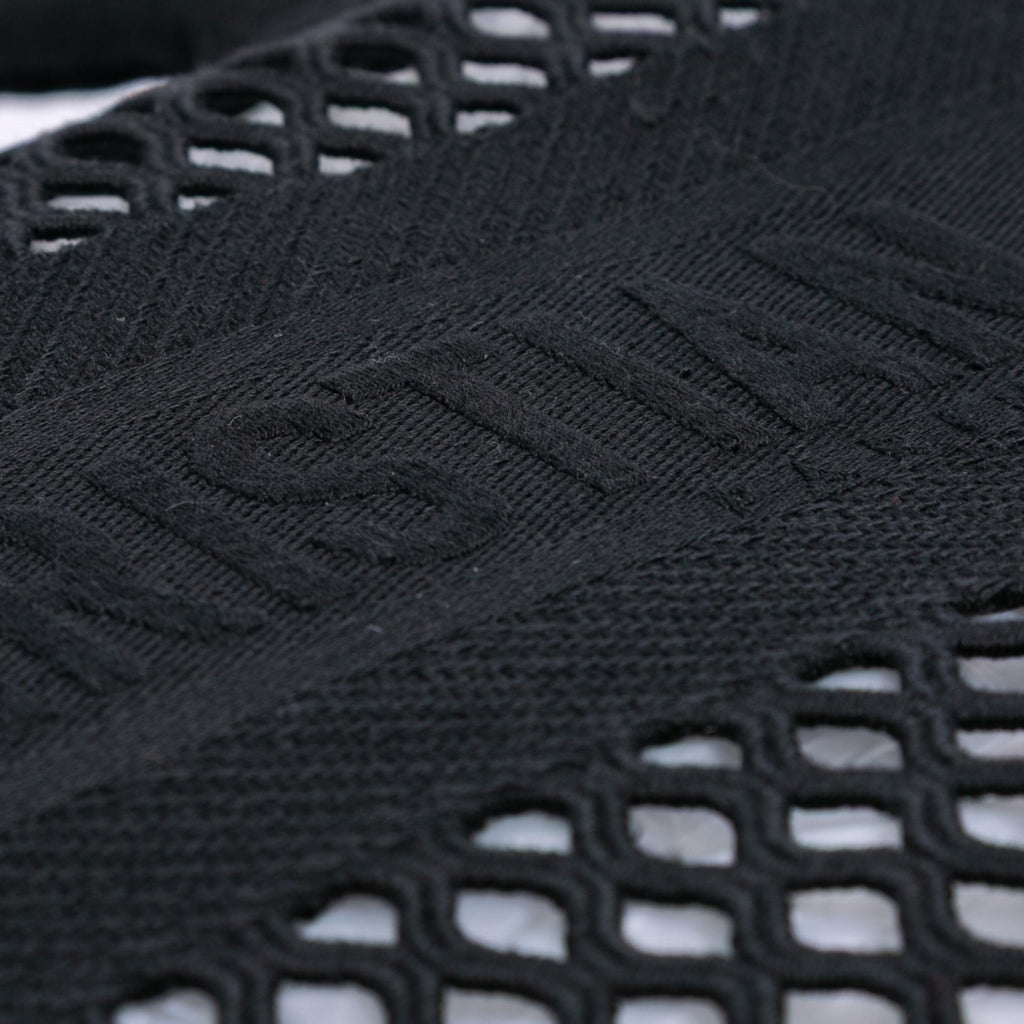 Dior Large Embroidered Mesh Book Tote