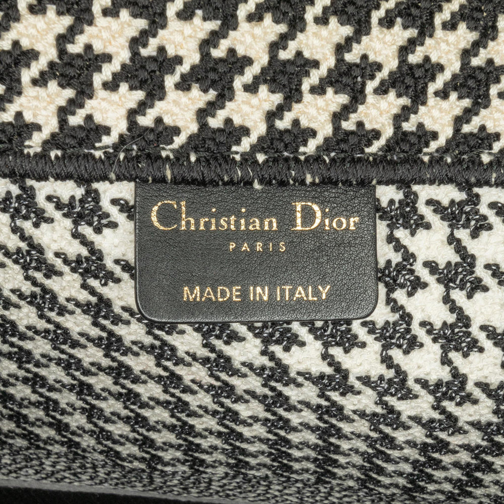 Dior Large Houndstooth Book Tote (SHG-uAGZEe)