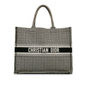 Dior Large Houndstooth Book Tote (SHG-uAGZEe)