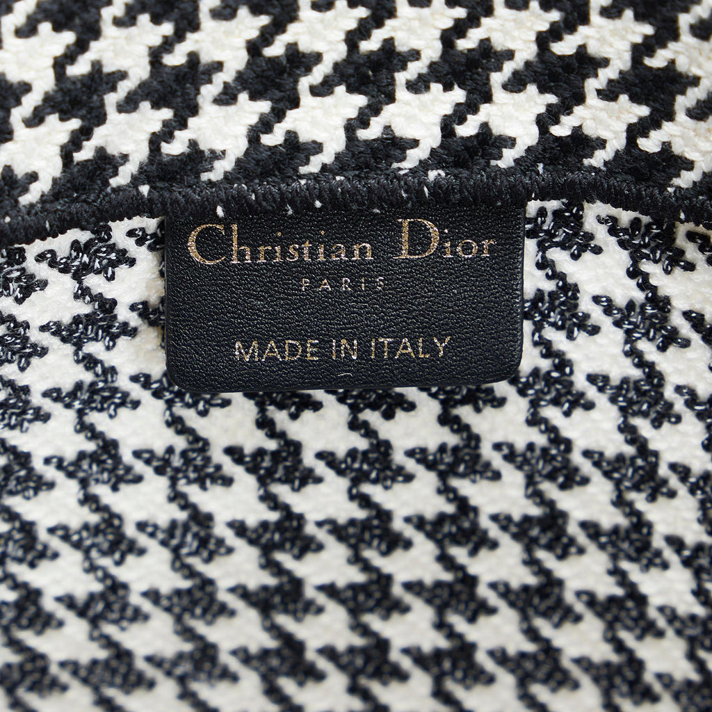 Dior Large Houndstooth Book Tote