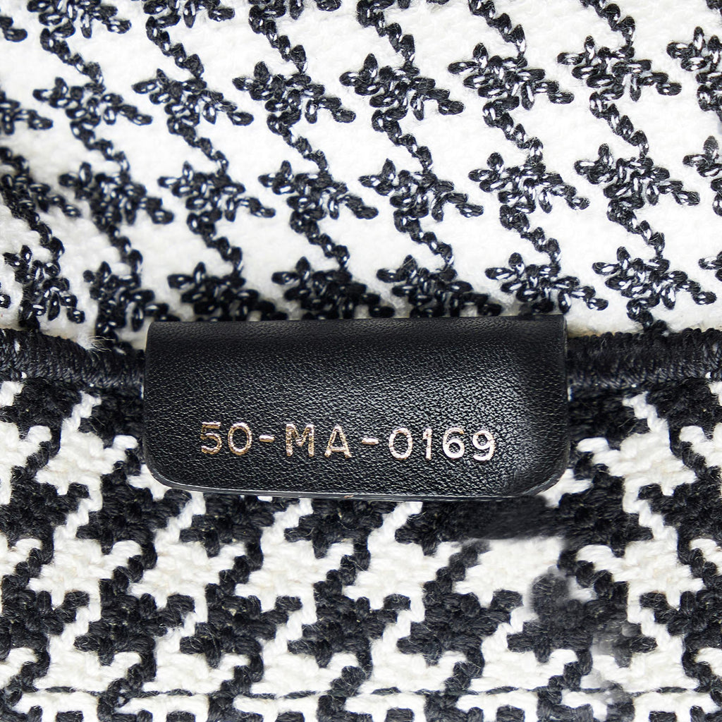 Dior Large Houndstooth Book Tote