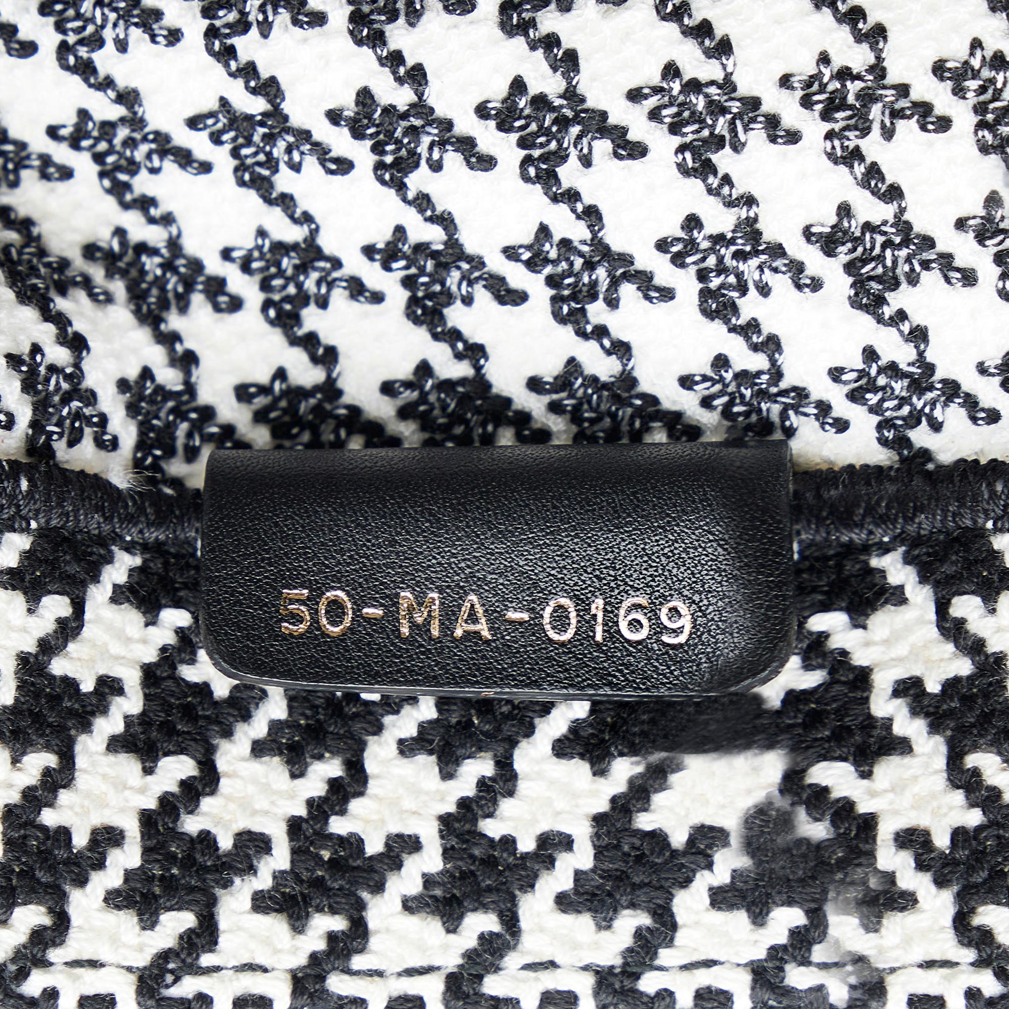 Dior Large Houndstooth Book Tote