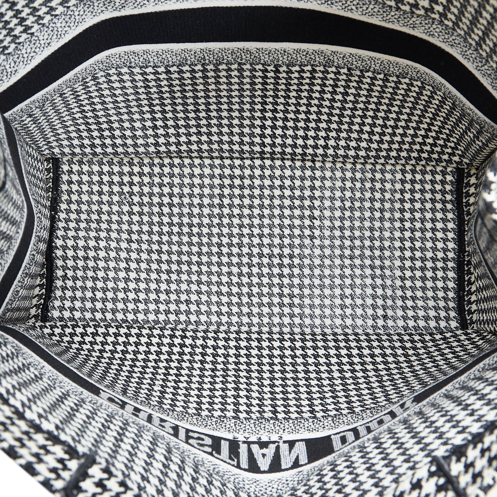 Dior Large Houndstooth Book Tote