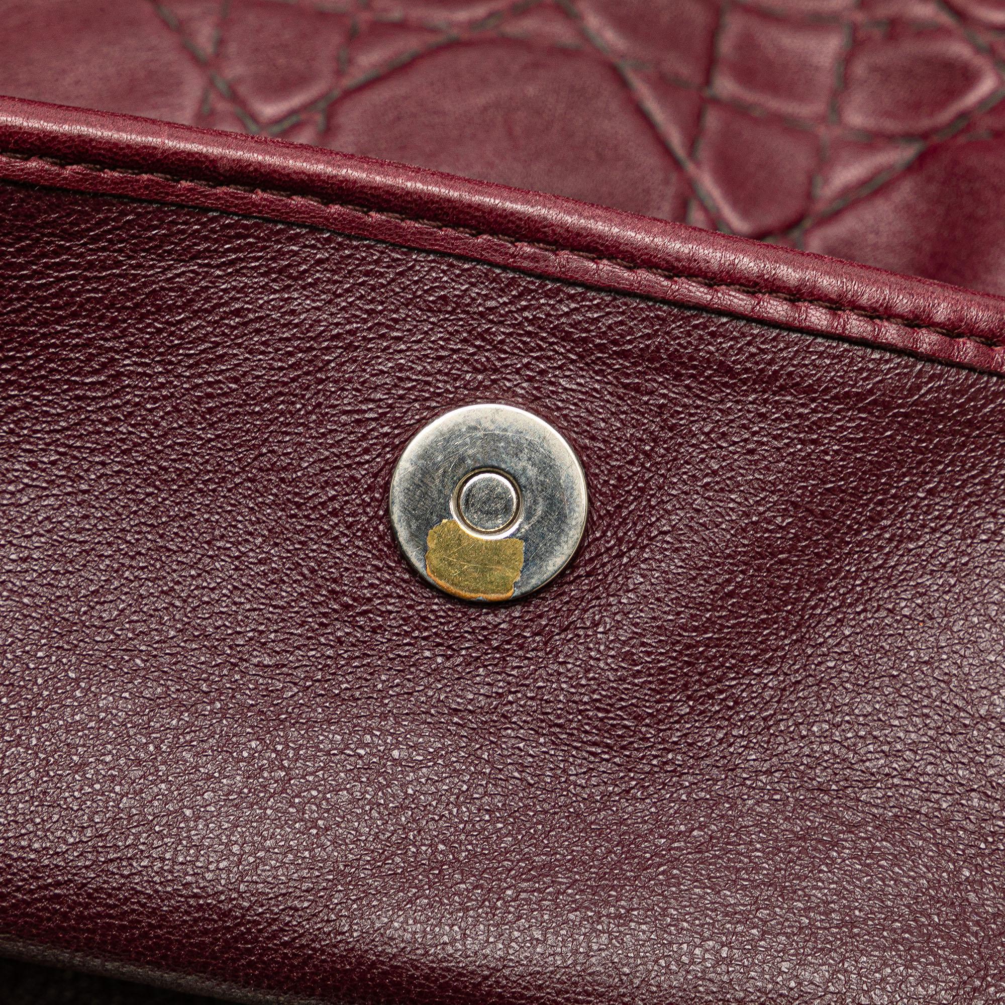 Dior Large Lambskin Cannage Lady Dior Soft Shopping Tote (SHG-kg4Y5I)