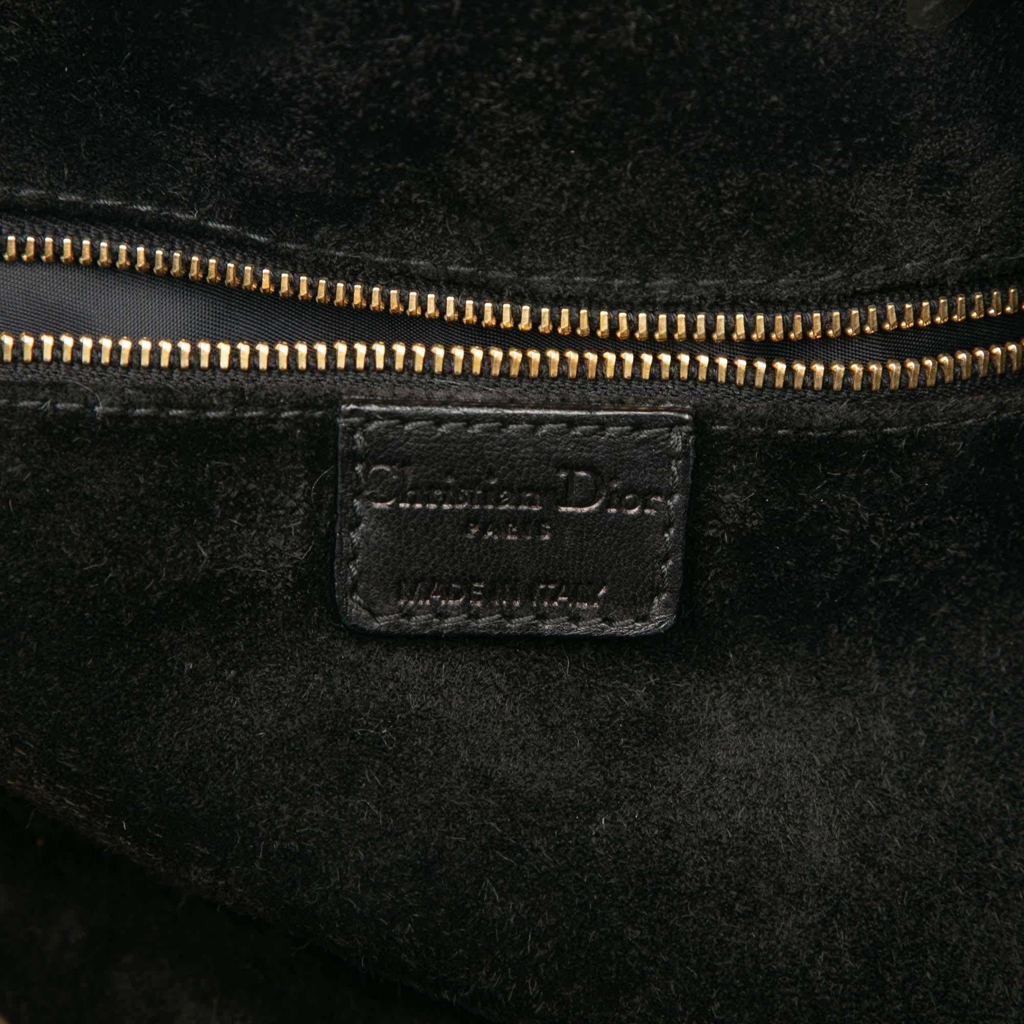 Dior Large Lambskin Cannage Lady Dior Soft Shopping Tote