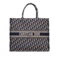 Dior Large Oblique Canvas Book Tote