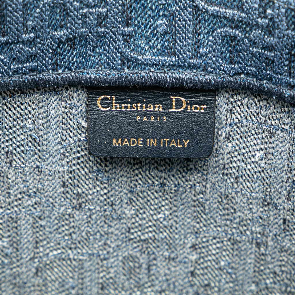 Dior Large Oblique Denim Book Tote (SHG-2aRetf)