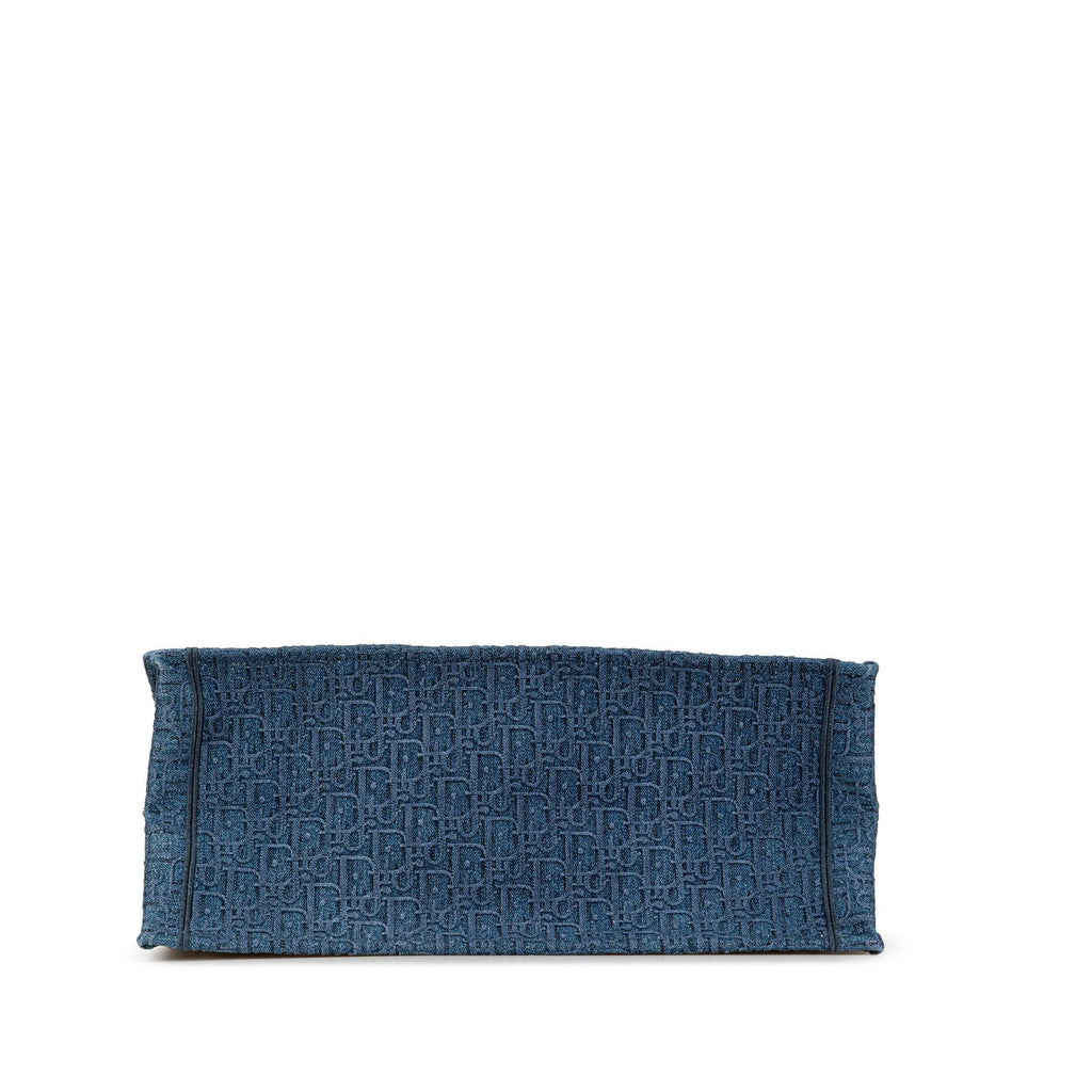 Dior Large Oblique Denim Book Tote