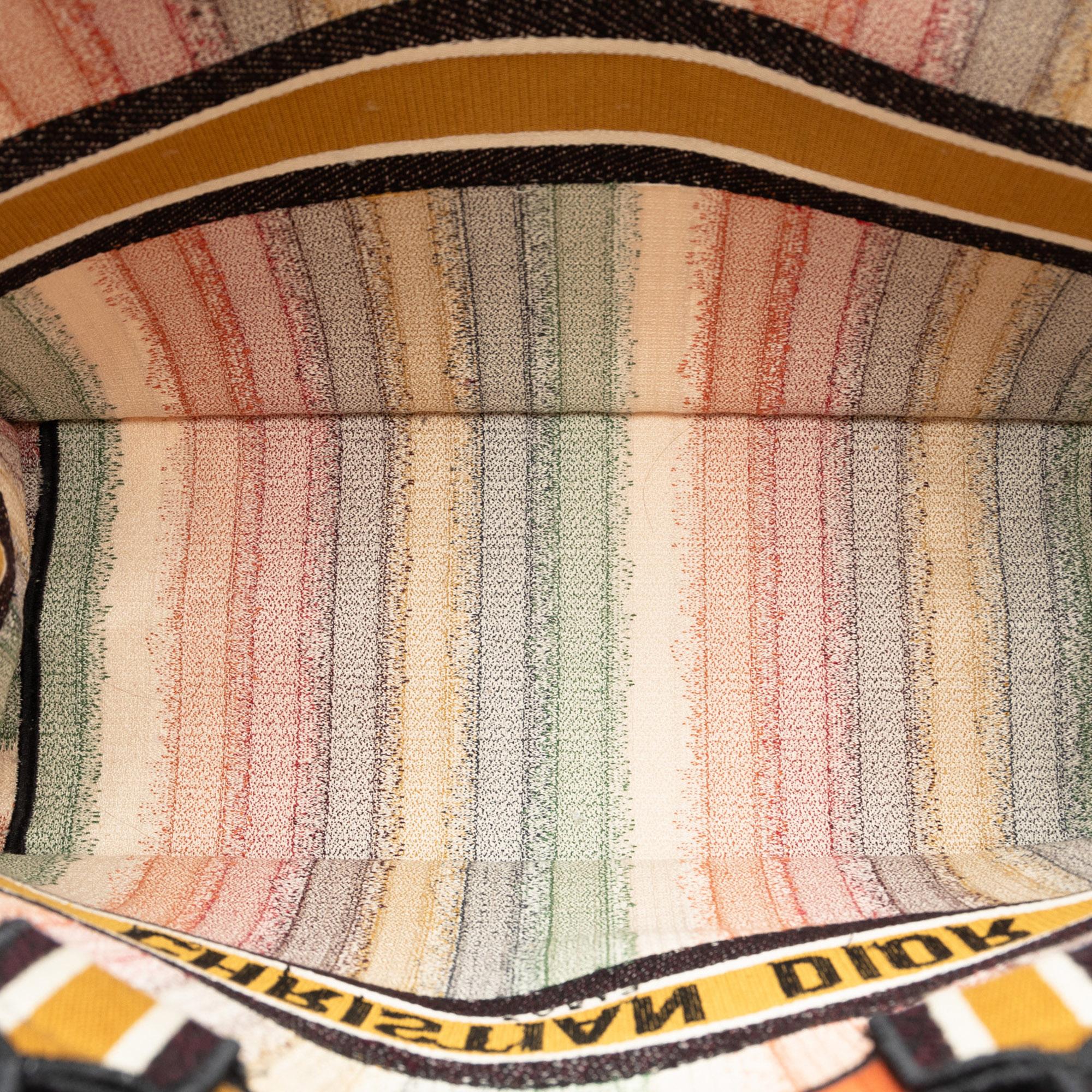 Dior Large Striped Book Tote (SHG-nGzR4Y)