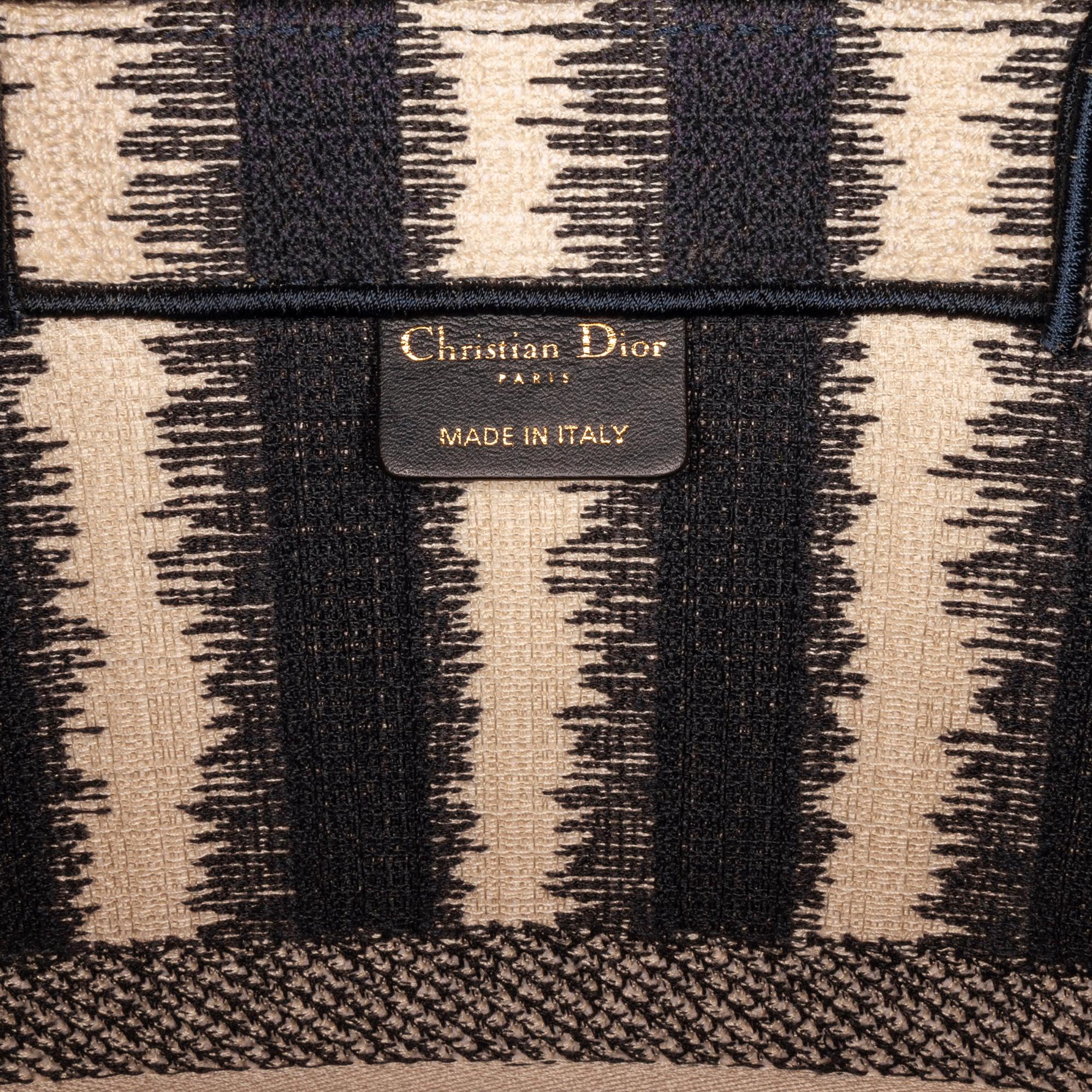 Dior Large Striped Book Tote (SHG-WRxHGK)