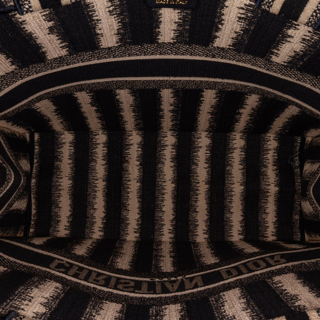 Dior Large Striped Book Tote (SHG-WRxHGK)