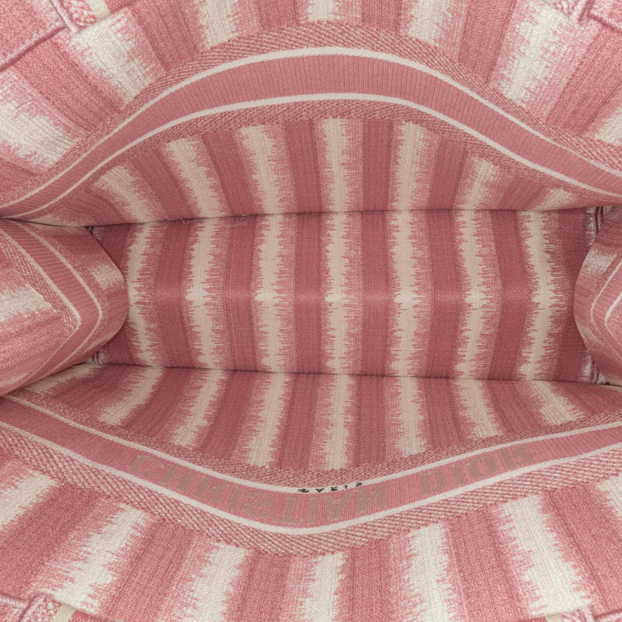 Dior Large Striped Book Tote (SHG-MhBhgW)