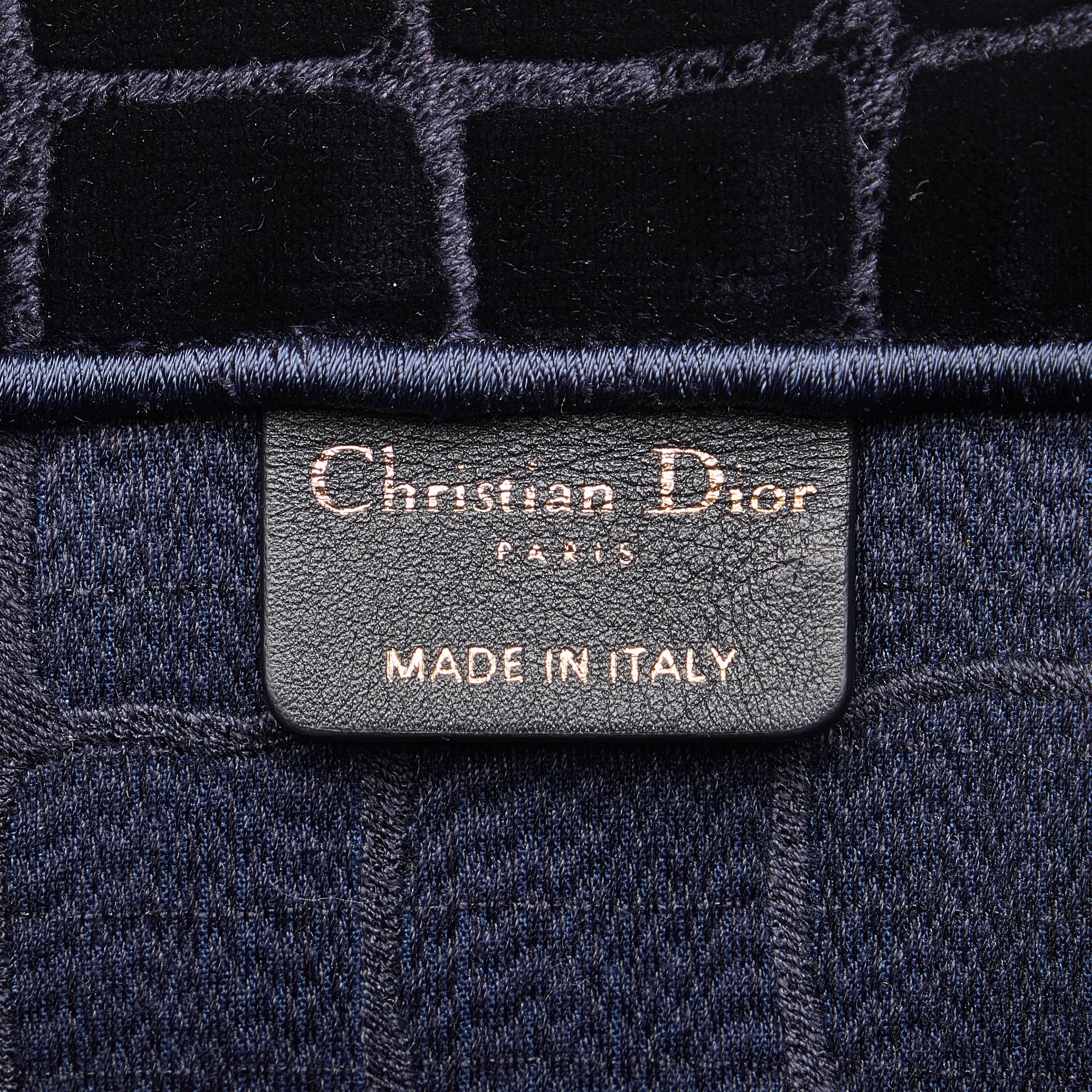 Dior Large Velvet Embossed Book Tote (SHG-zVJstJ)