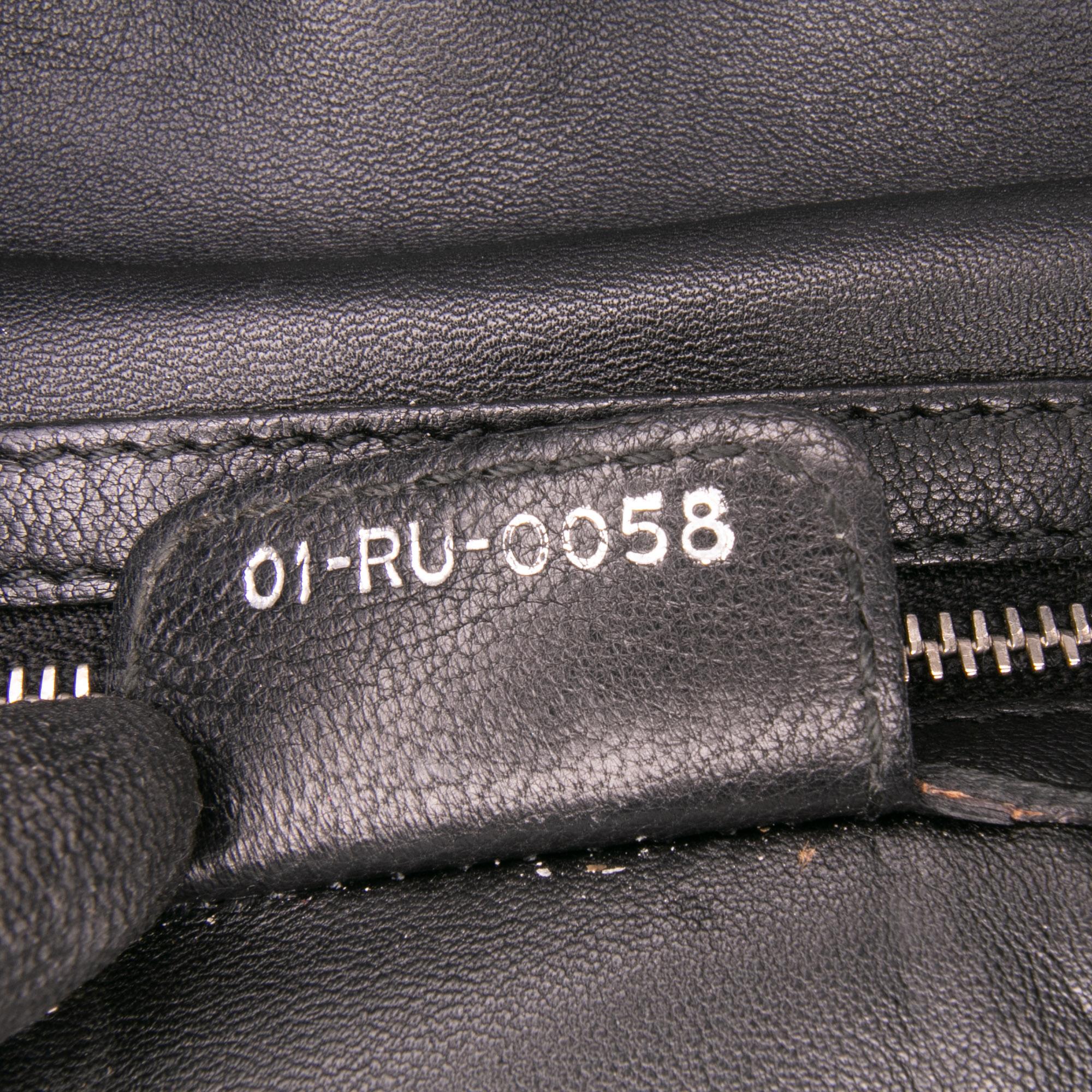 Dior Large Woven Lambskin Lady Dior Soft Shopping Tote