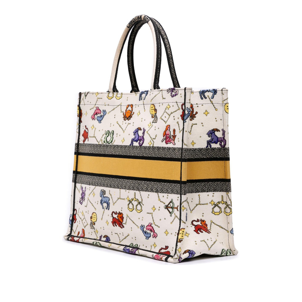 Dior Large Zodiac Pixel Zodiac Book Tote