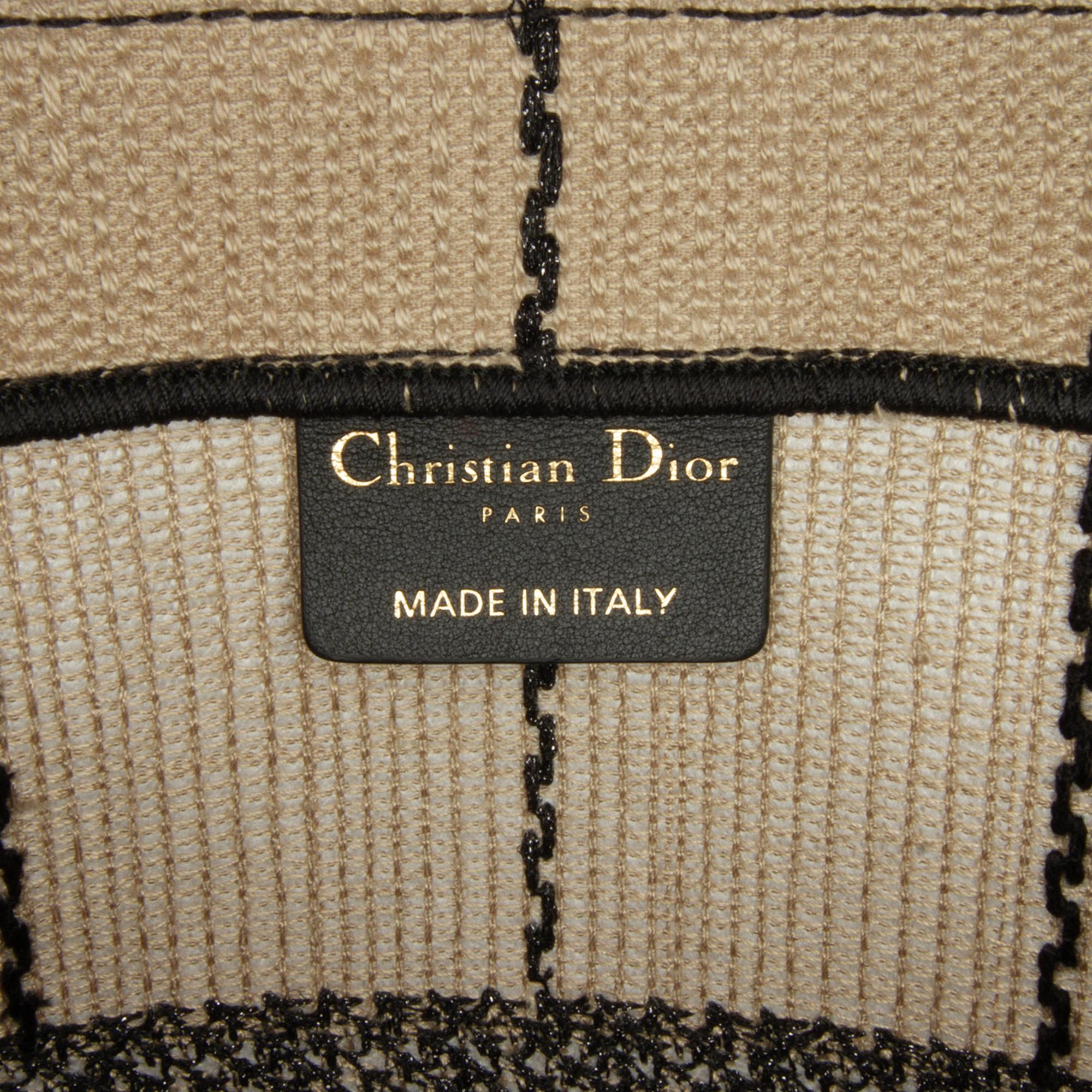 Dior Medium Bayadere Book Tote (SHG-LUu9wh)