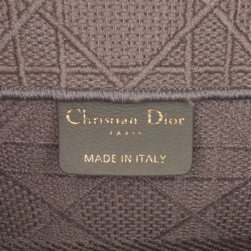 Dior Medium Cannage Embroidered Book Tote