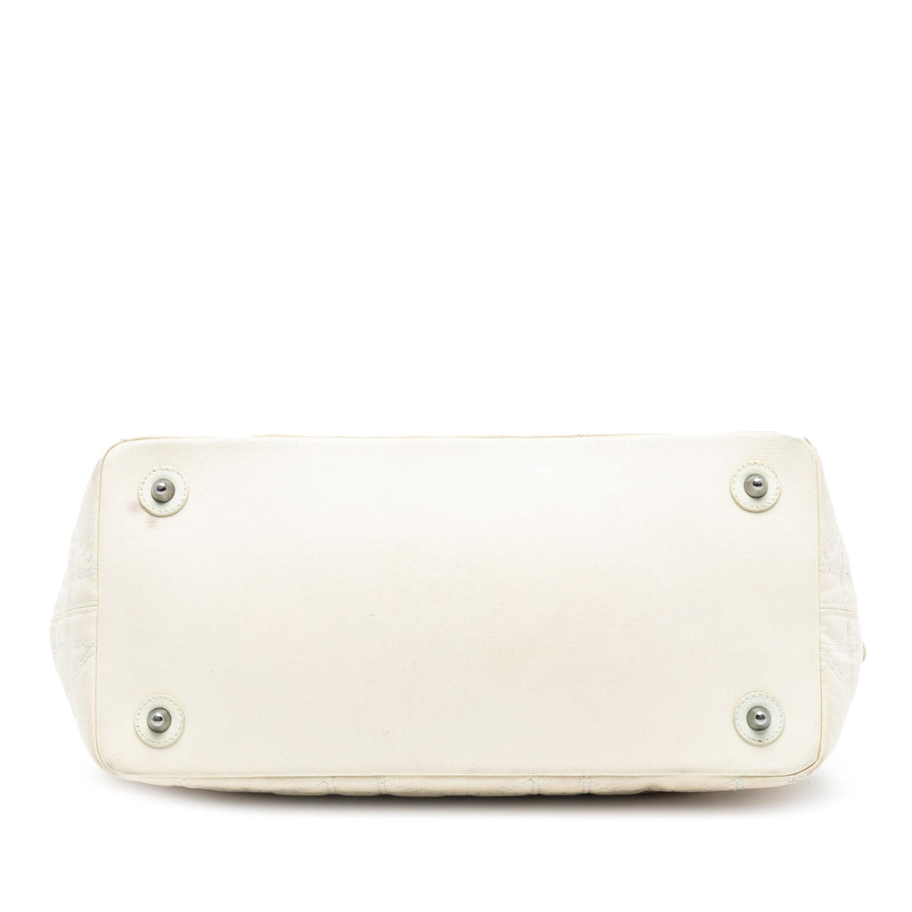 Dior Medium Coated Canvas Cannage Panarea Tote