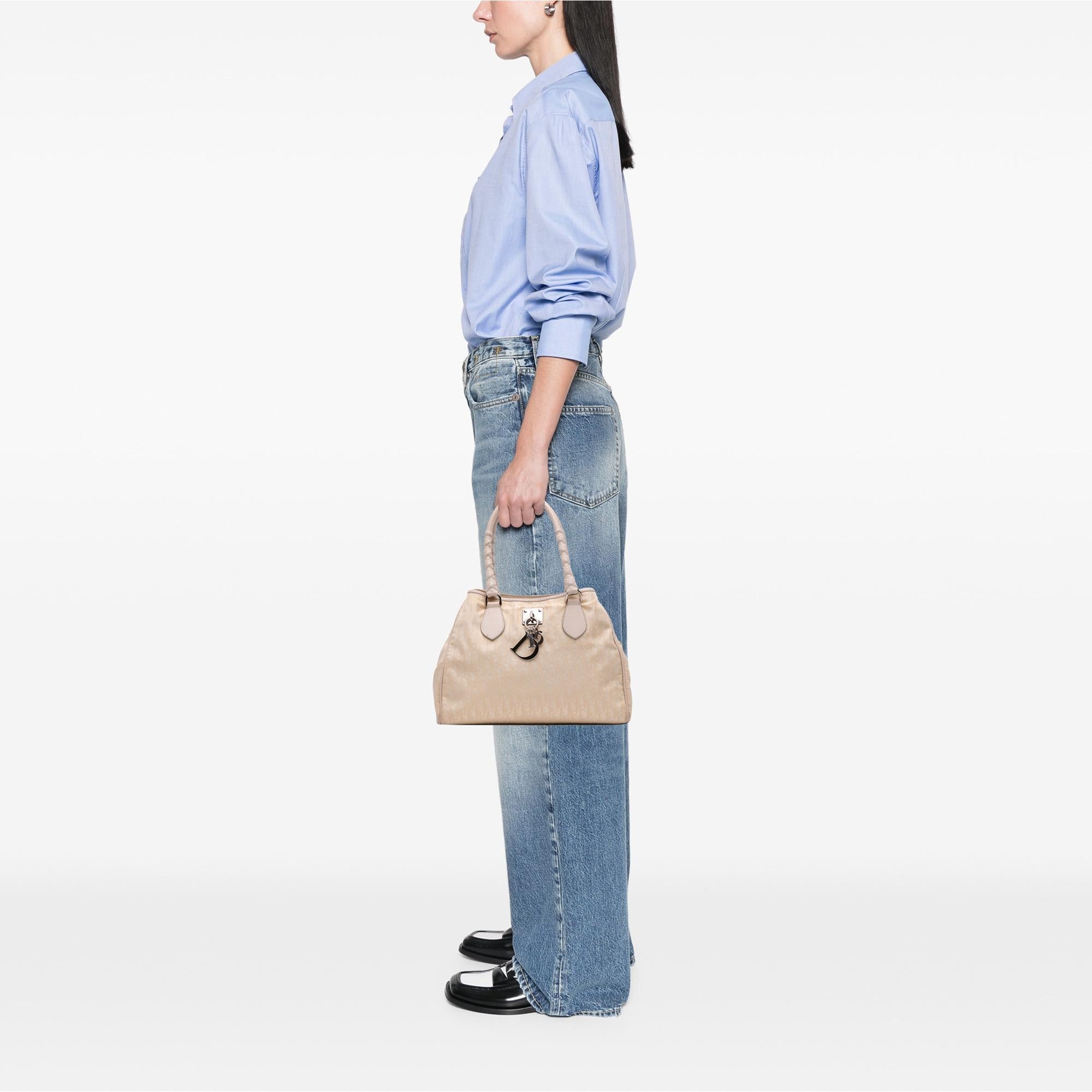 Dior Medium Diorissimo Trotter Nylon Lovely Tote