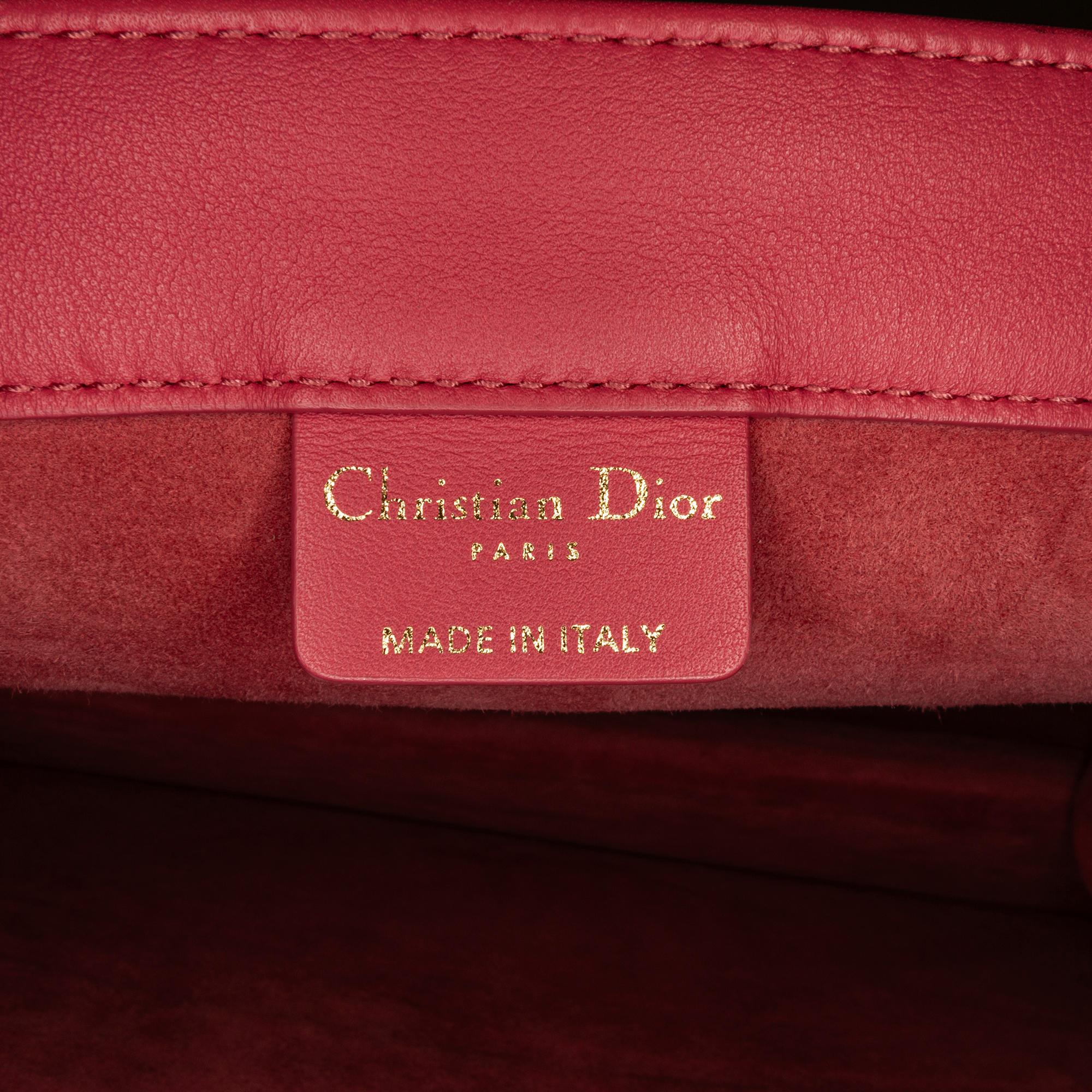Dior Medium Embossed Book Tote