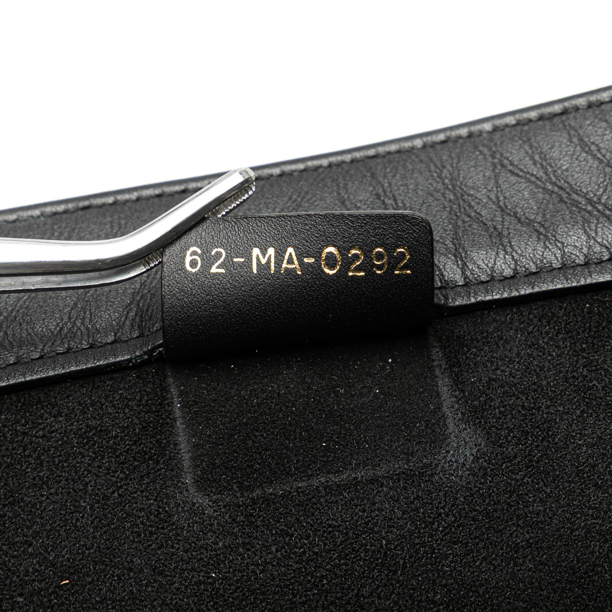 Dior Medium Embossed Leather Book Tote