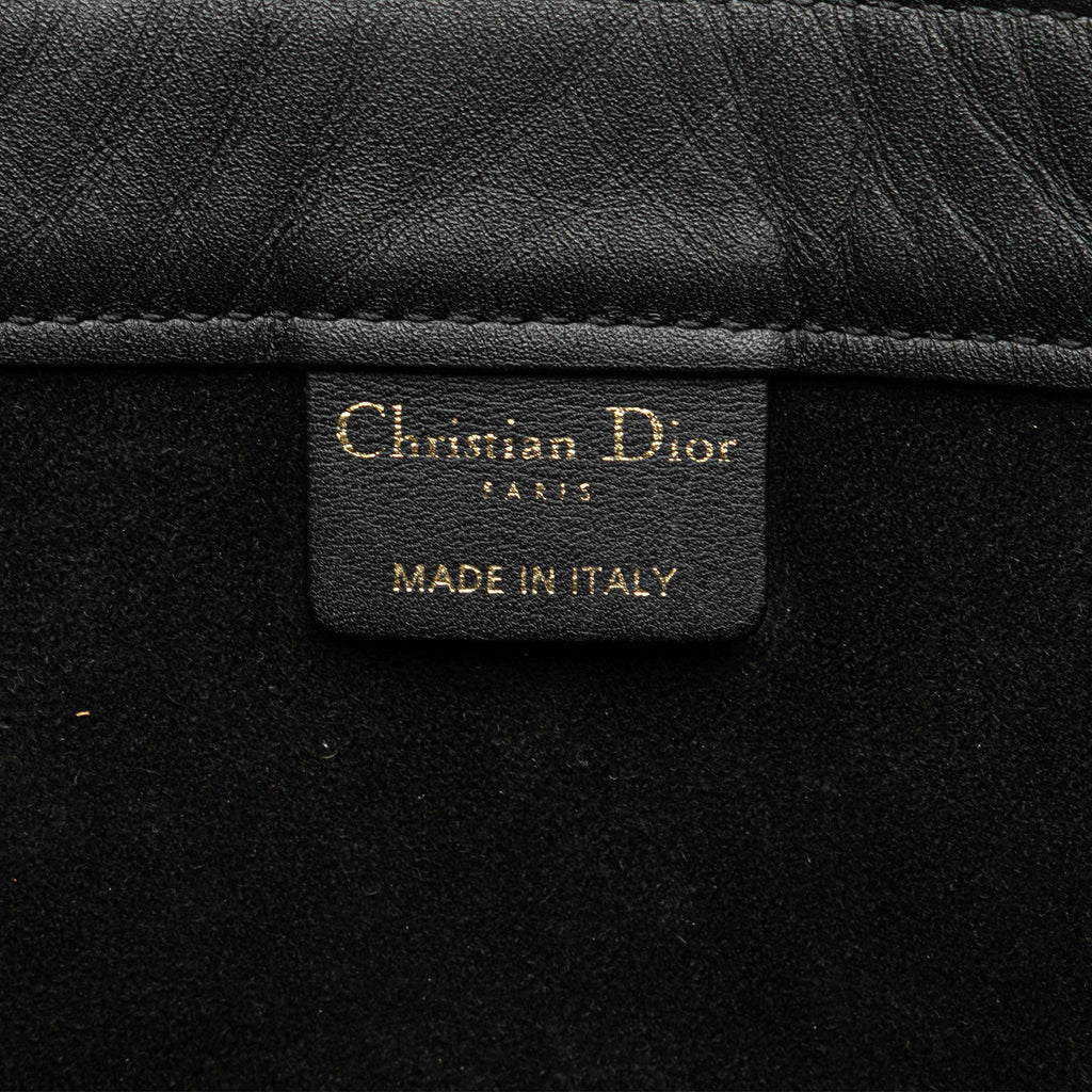 Dior Medium Embossed Leather Book Tote