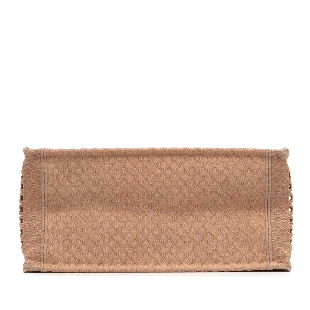Dior Medium Embroidered Mesh Book Tote