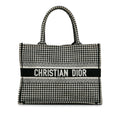 Dior Medium Houndstooth Book Tote (SHG-pPdPtp)