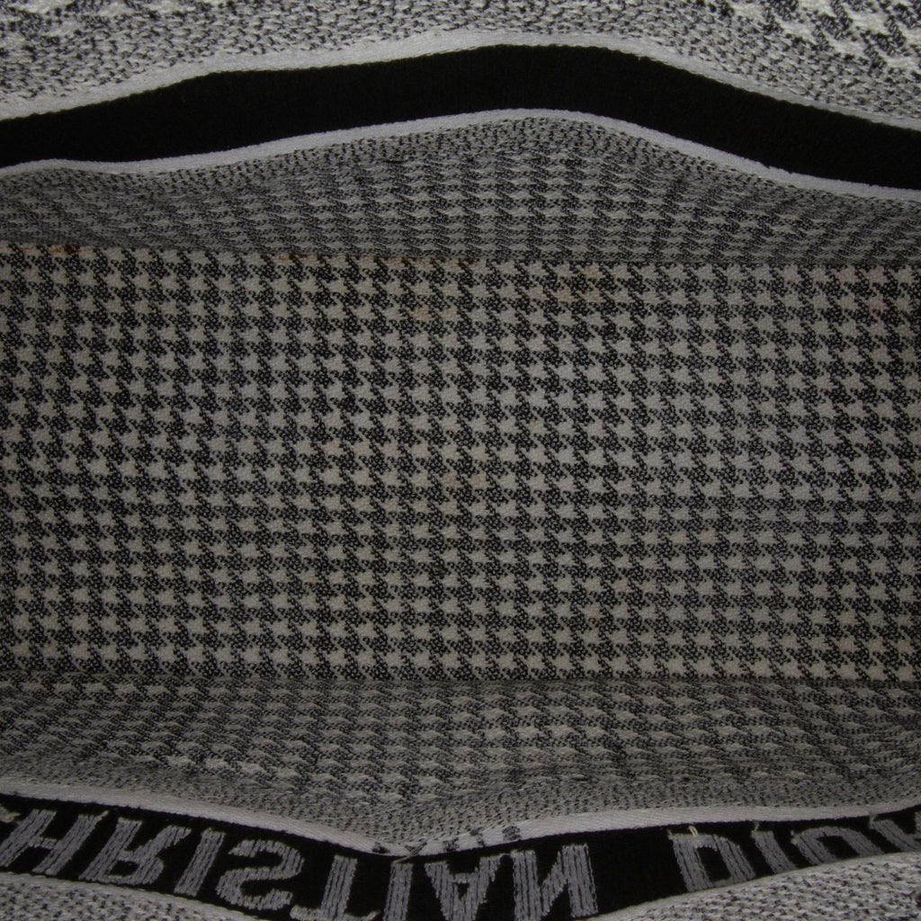 Dior Medium Houndstooth Book Tote (SHG-pPdPtp)