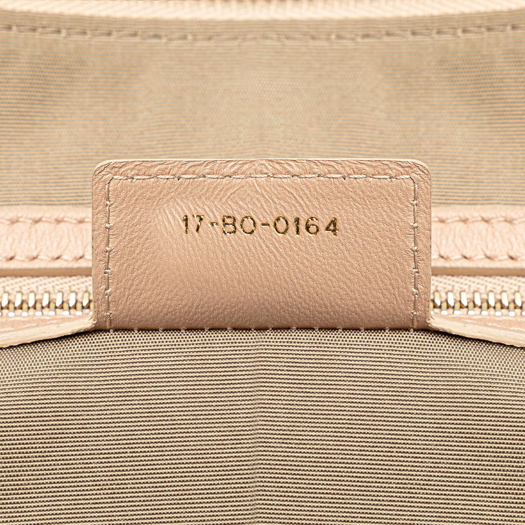 Dior Medium Lambskin Cannage Soft Zipped Shopping Tote