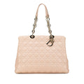 Dior Medium Lambskin Cannage Soft Zipped Shopping Tote