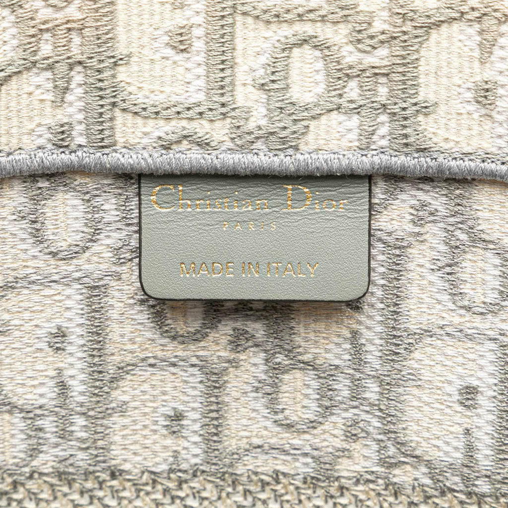 Dior Medium Oblique Canvas Book Tote