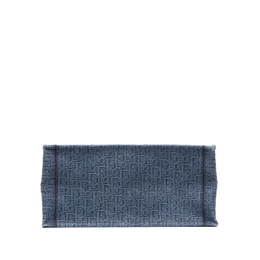 Dior Medium Oblique Denim Book Tote