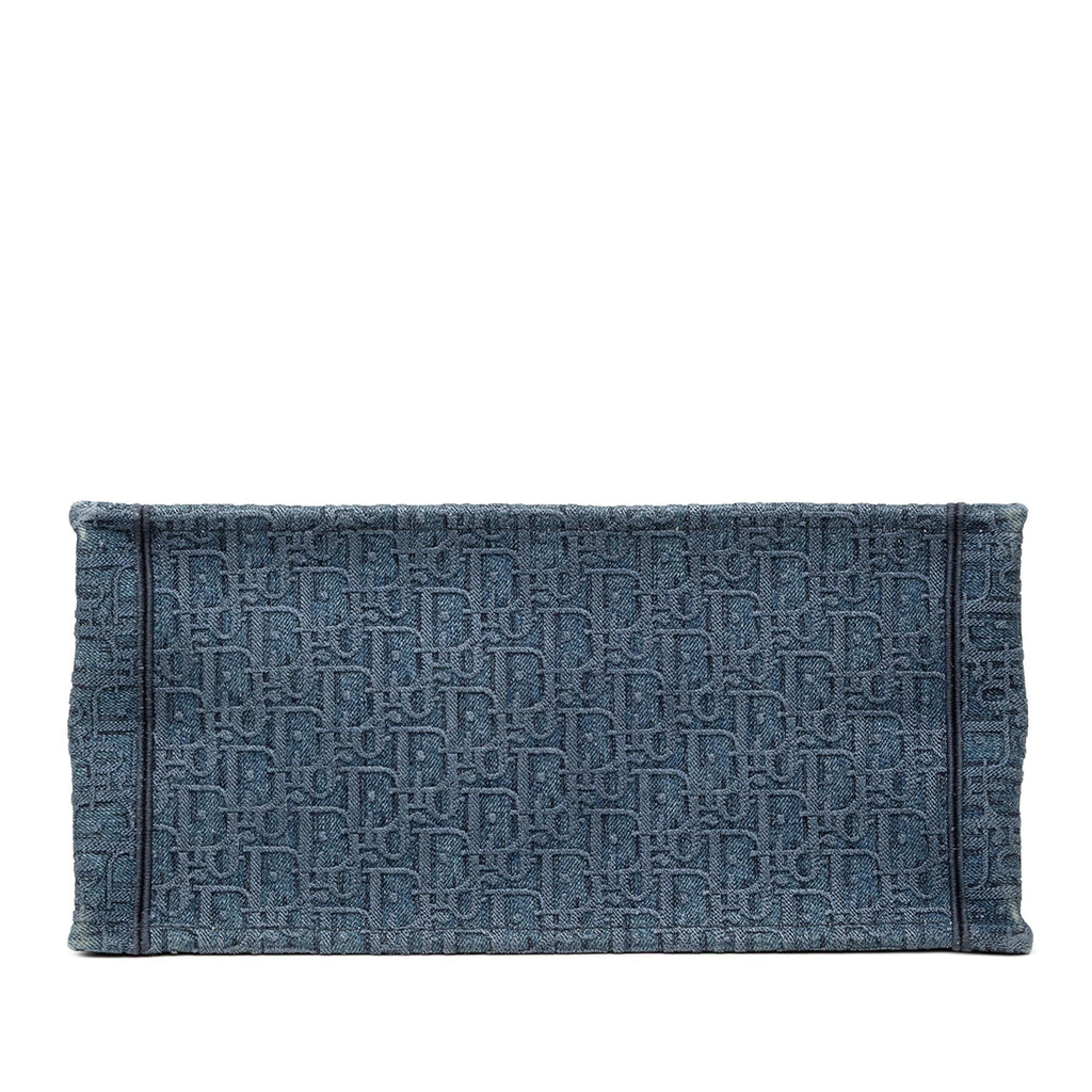 Dior Medium Oblique Denim Book Tote